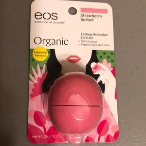 Unopened EOS strawberry sorbet flavored lip balm